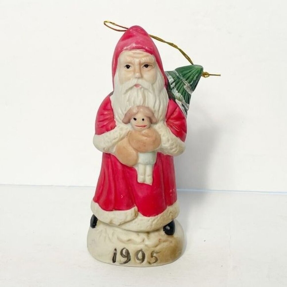 Vintage Memories of Santa Christmas Ornament Santa Doll Tree 1905
